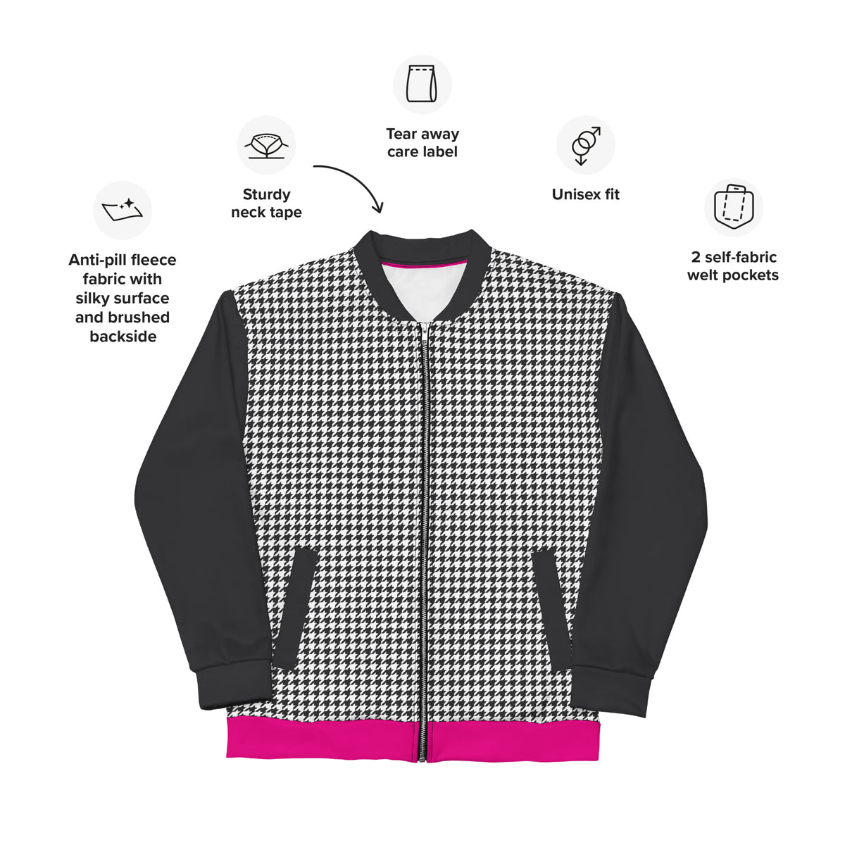 Chaqueta bomber all over unisex