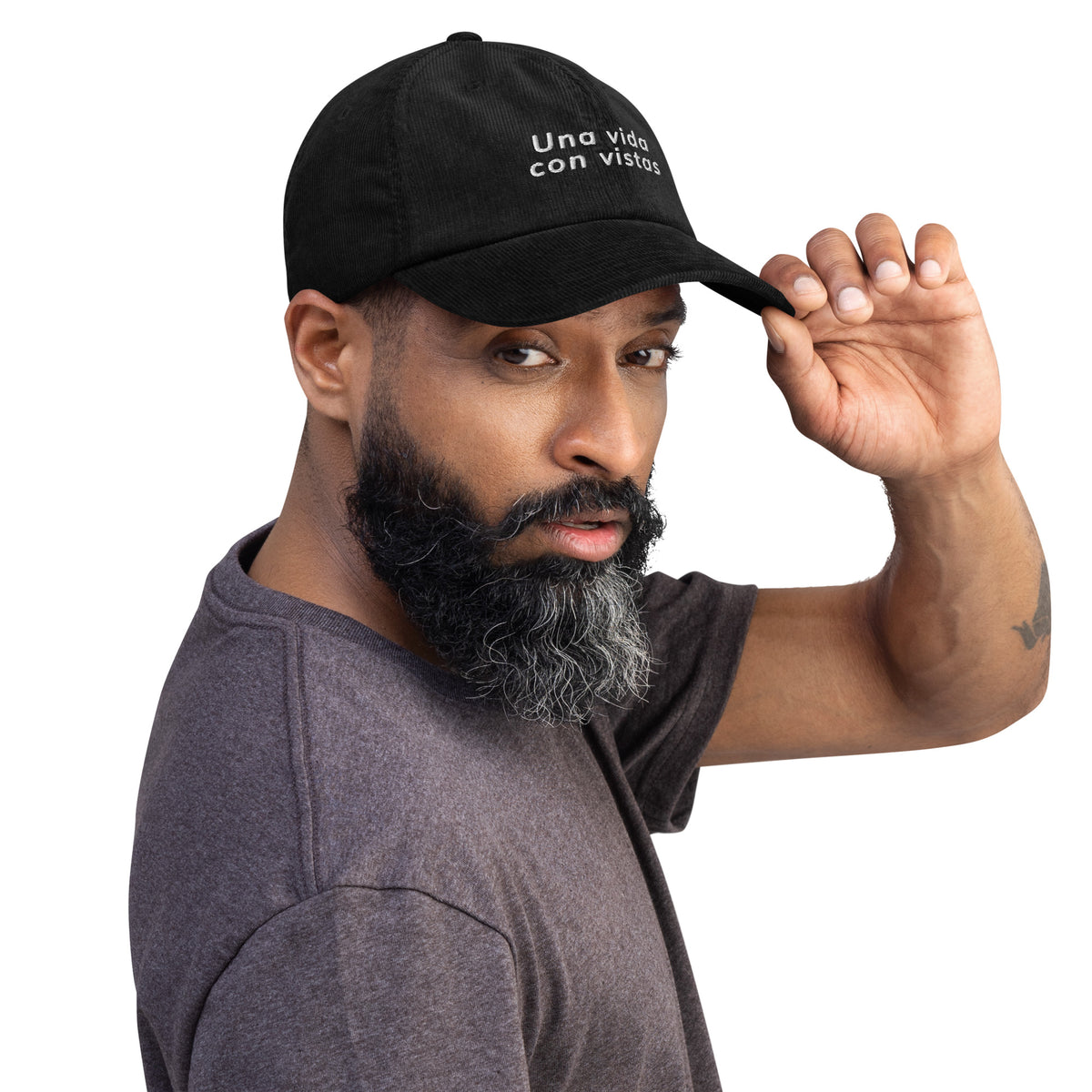 Gorra de pana